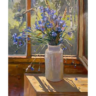 Print of Impressionism Floral Paintings by Ekaterina Tomilovskaya