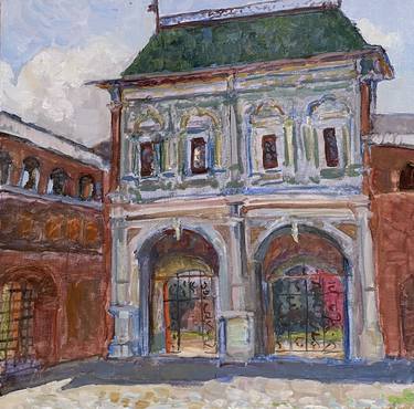 Print of Impressionism Architecture Paintings by Ekaterina Tomilovskaya