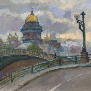 Print of Architecture Paintings by Ekaterina Tomilovskaya