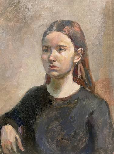 Print of Portrait Paintings by Ekaterina Tomilovskaya