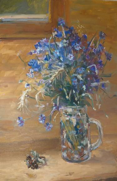 Print of Impressionism Floral Paintings by Ekaterina Tomilovskaya