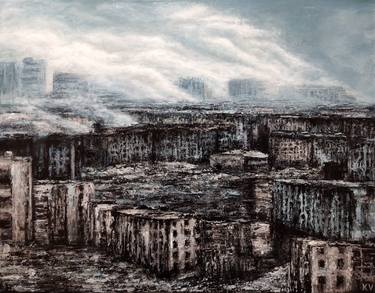 Original Contemporary Cities Paintings by vitaliy kaschey