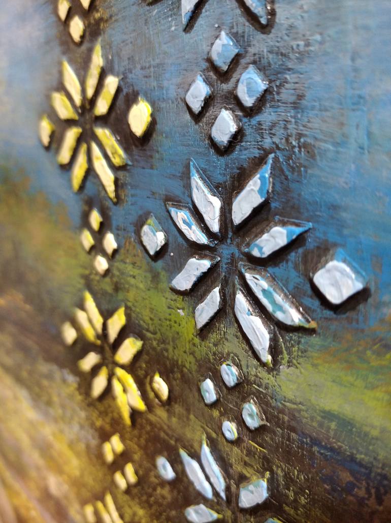 Original Folk Family Painting by Vitaliy Kaschey