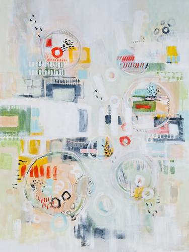 Original Fine Art Abstract Paintings by Katherine Irvin