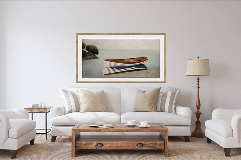 Original Fine Art Boat Digital by Wendy Hume Ginsberg