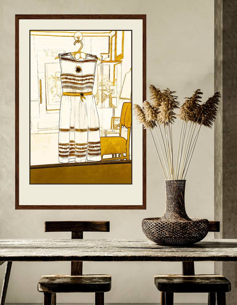 Original Contemporary Fashion Digital by Wendy Hume Ginsberg