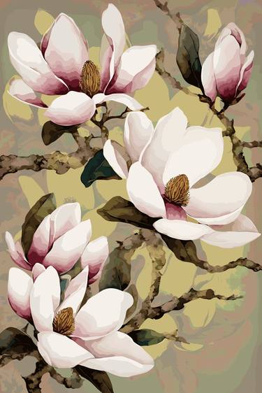 Print of Floral Digital by Viktor Levchenko