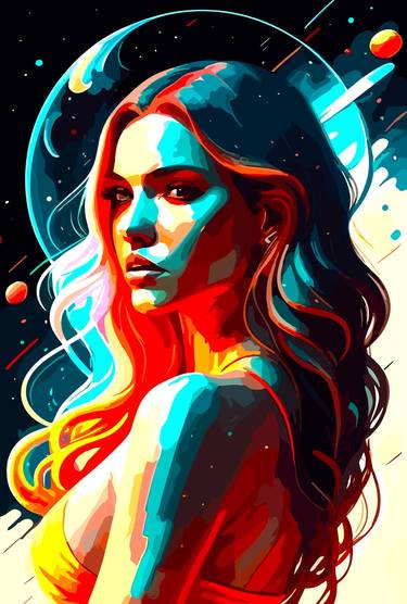 Print of Fine Art Women Digital by Viktor Levchenko