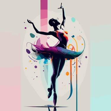 Print of Abstract Performing Arts Digital by Viktor Levchenko