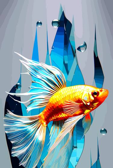 Print of Fine Art Fish Digital by Viktor Levchenko