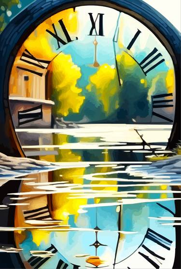 Print of Time Digital by Viktor Levchenko