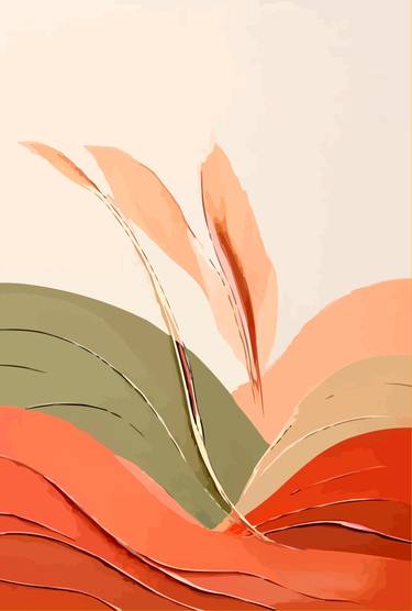 Print of Abstract Botanic Digital by Viktor Levchenko