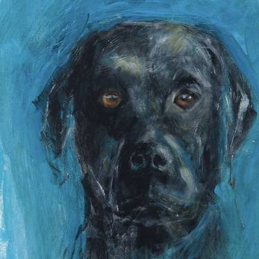 Print of Expressionism Dogs Paintings by Lynn Young