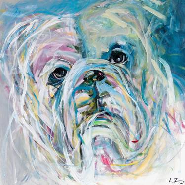 Print of Impressionism Dogs Paintings by Lynn Young