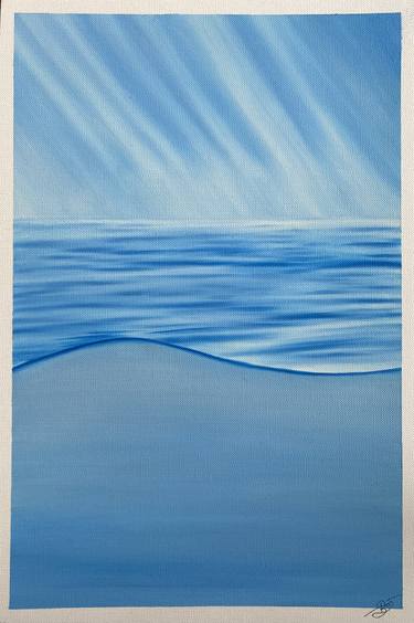 Print of Seascape Paintings by Buse Özdemir