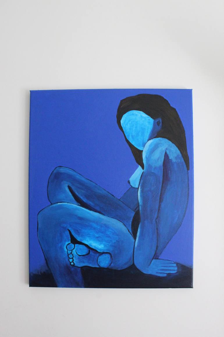 Original Figurative Nude Painting by Beatrice Bodasca