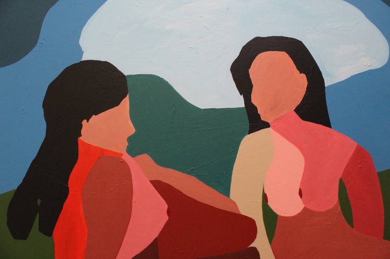 Original Figurative Nude Painting by Beatrice Bodasca