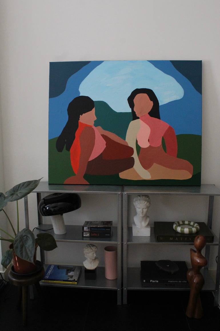 Original Figurative Nude Painting by Beatrice Bodasca