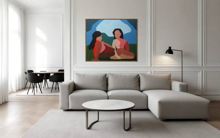 Original Figurative Nude Painting by Beatrice Bodasca