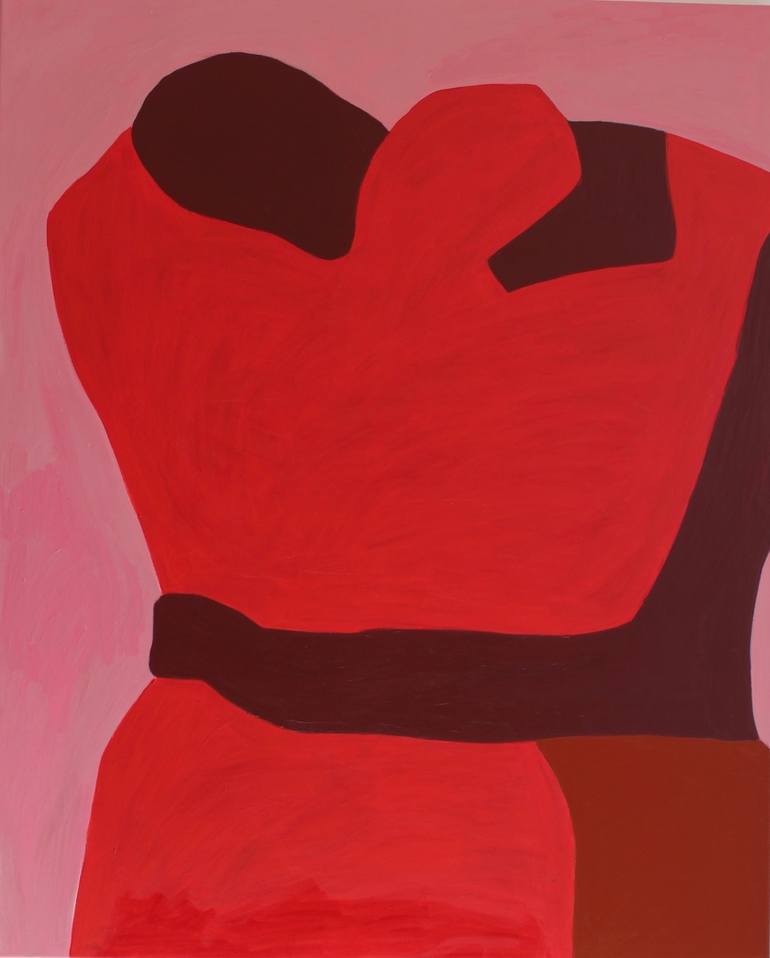 Original Love Painting by Beatrice Bodasca | Abstract Art on Canvas | Close to you