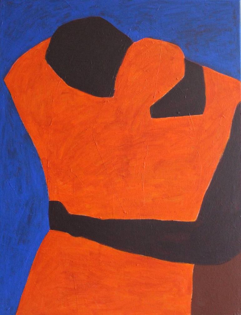 Original Love Painting by Beatrice Bodasca | Contemporary Art on Canvas | Close to you