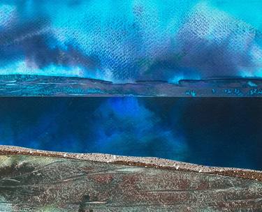 Original Seascape Mixed Media by Andrew Clarke