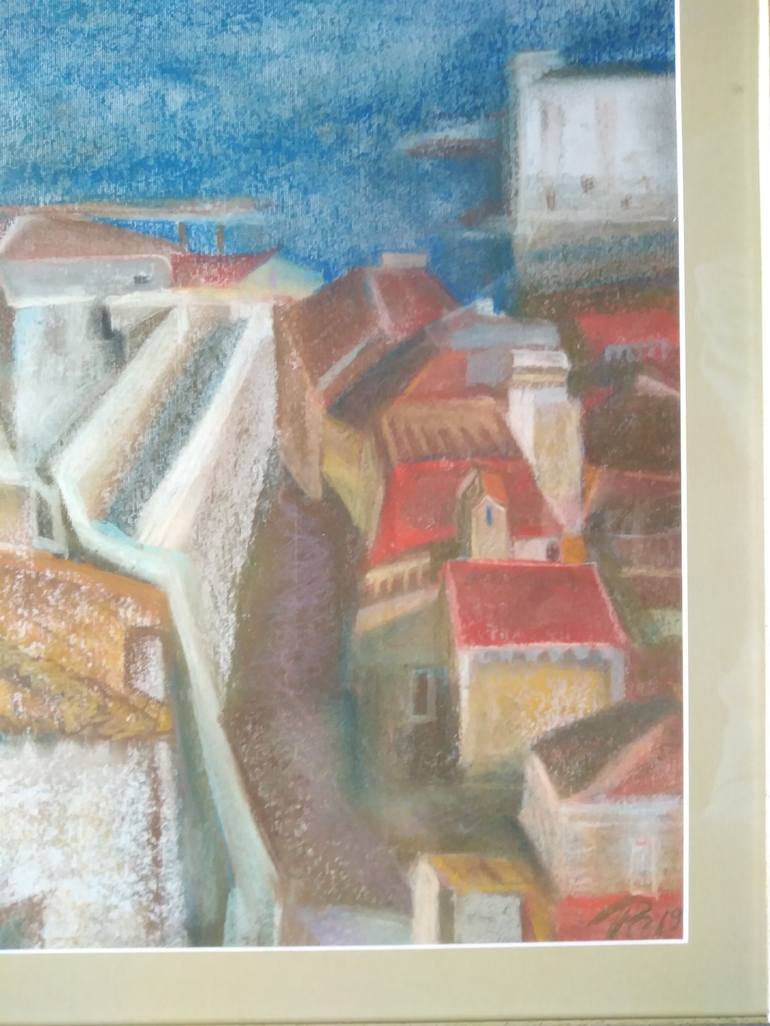 Original Architecture Painting by ROUMIANA SEKOULOVA