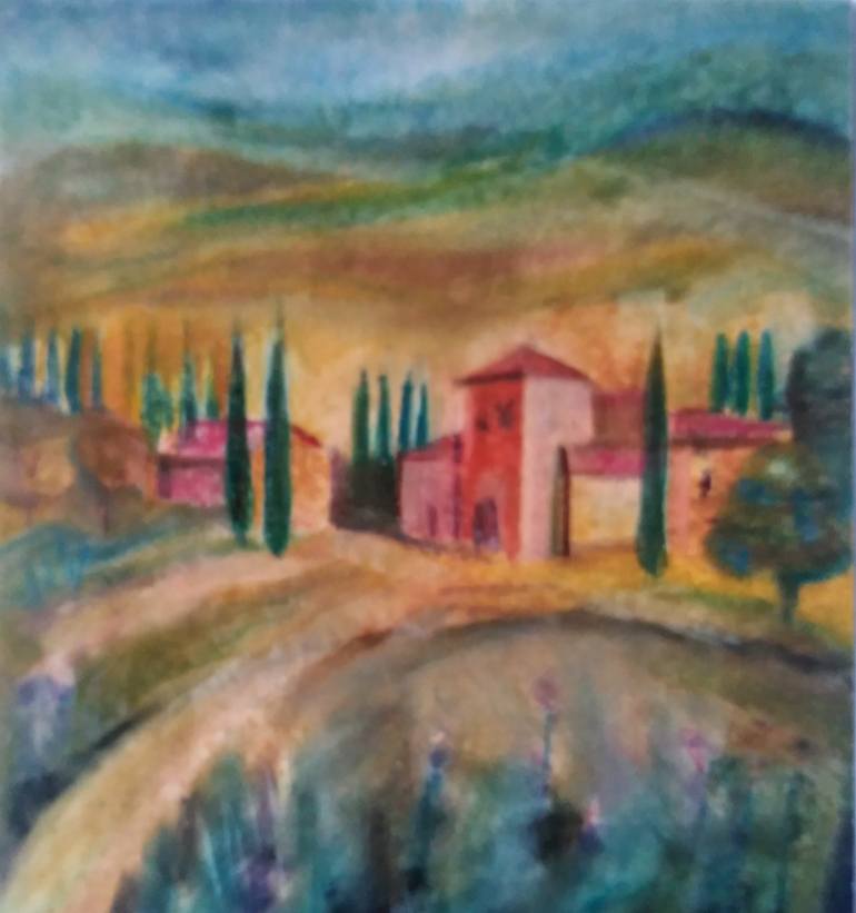 Original Landscape Painting by ROUMIANA SEKOULOVA