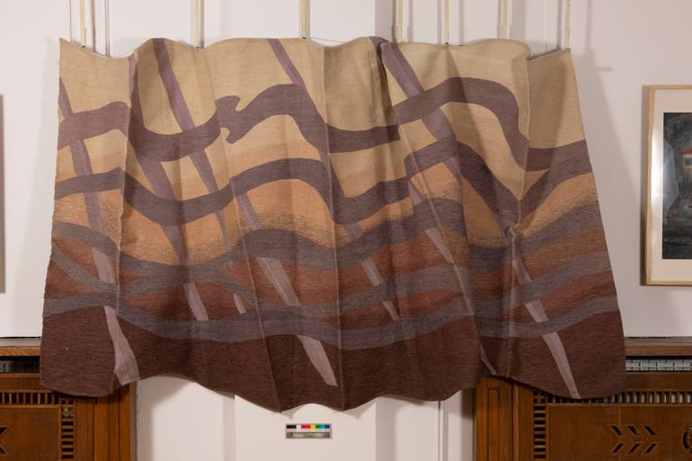 Original Minimalism Abstract Mixed Media by Roumiana Sekoulova