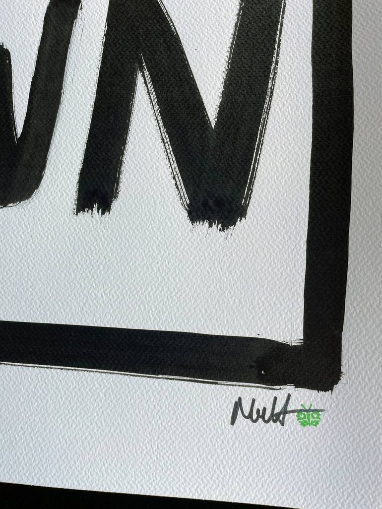 Original Contemporary Typography Painting by Matt Eley