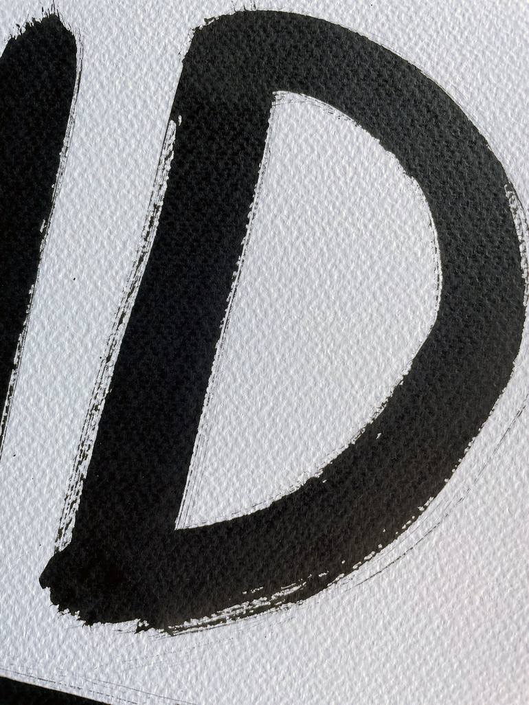 Original Typography Painting by Matt Eley