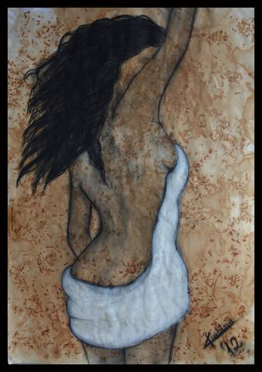 Original Portraiture Erotic Paintings by Kurbina Collaku