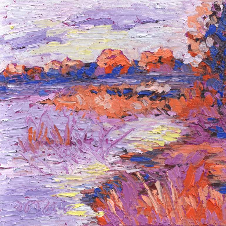 Print of Abstract Landscape Paintings by Lynn Caldwell
