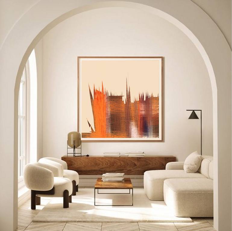 Original Contemporary Abstract Digital by Lee Ixer