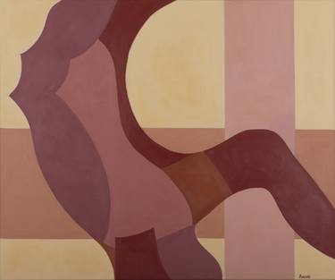 Original Art Deco Abstract Paintings by Ahlam Amrani