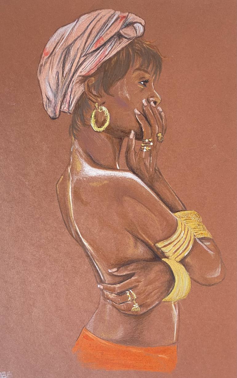 Print of Contemporary Fashion Drawings by Nancy Adjei