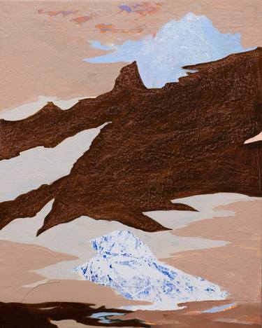Original Abstract Language Painting by Gabrielle Guthrie