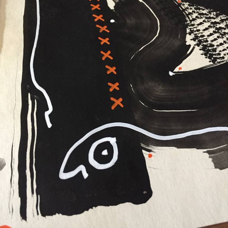 Original Abstract Drawing by Maksym Skvortsov