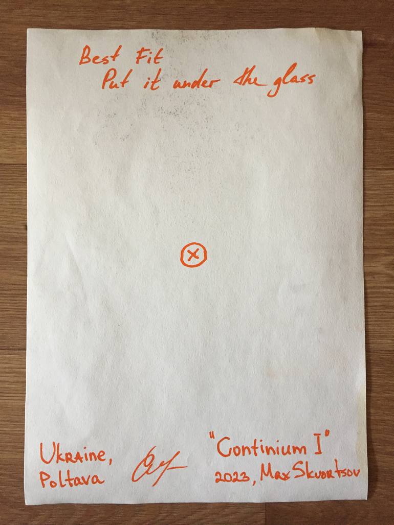 Original Abstract Drawing by Maksym Skvortsov