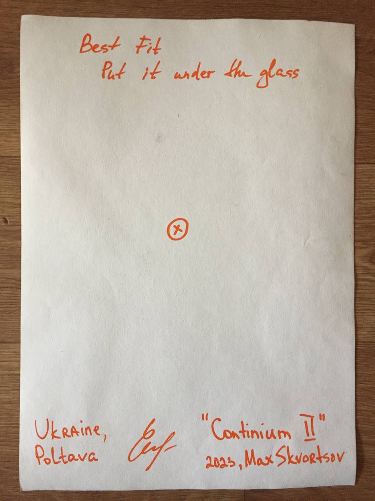Original Abstract Drawing by Maksym Skvortsov