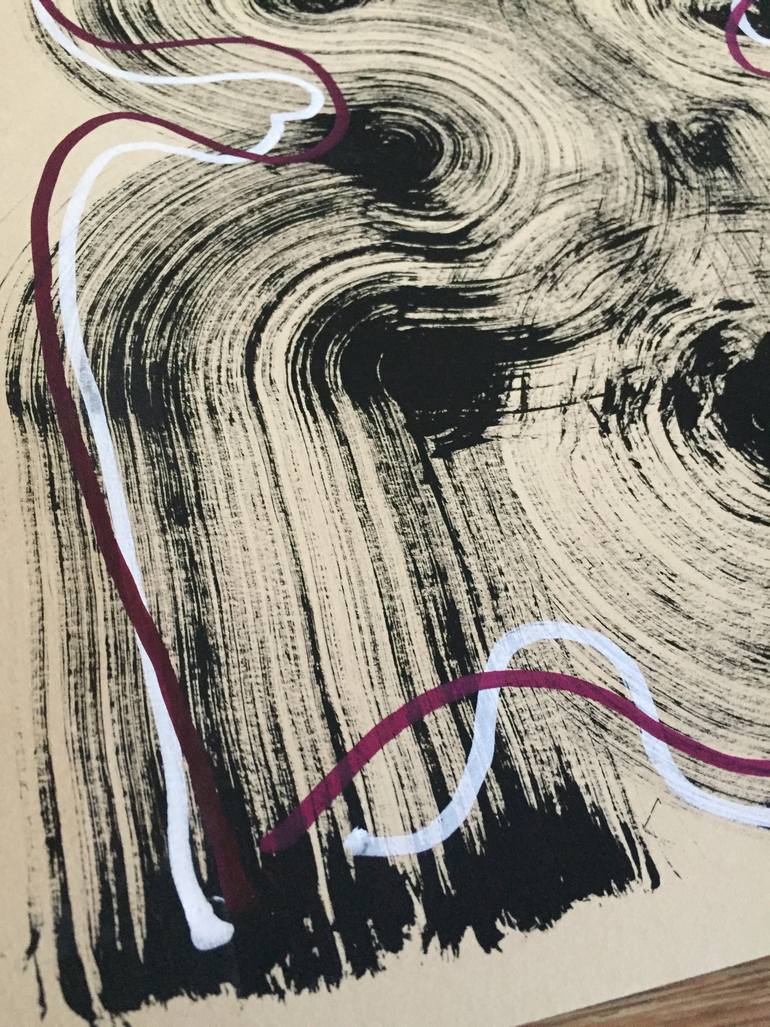 Original Abstract Drawing by Maksym Skvortsov