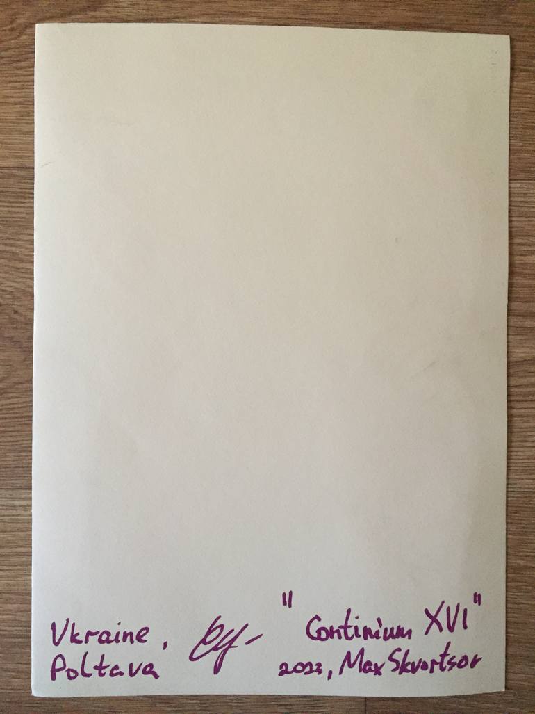 Original Abstract Drawing by Maksym Skvortsov
