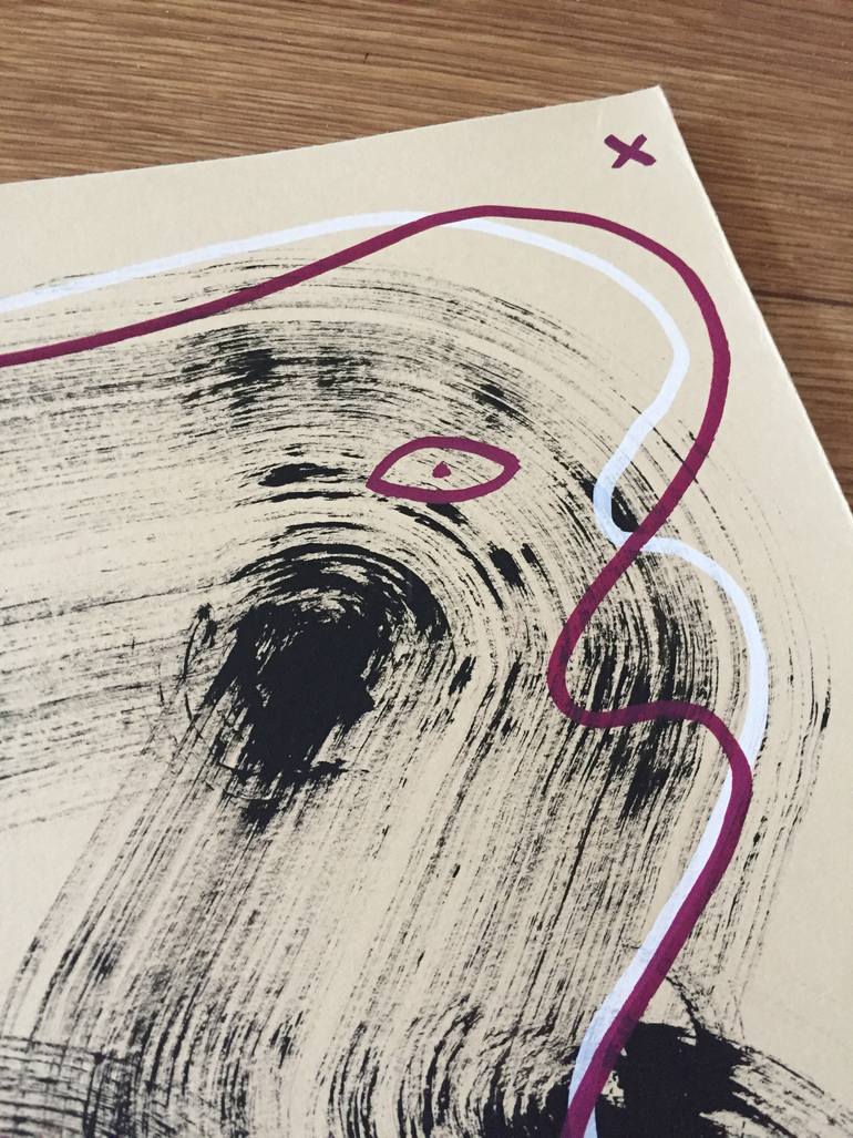 Original Abstract Drawing by Maksym Skvortsov