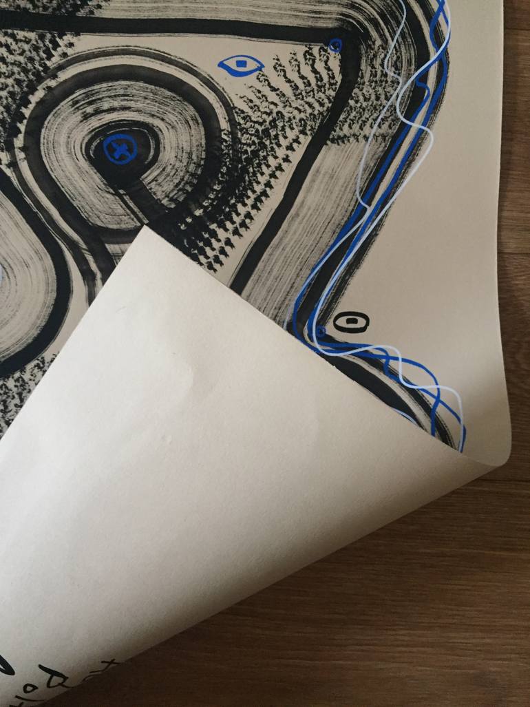 Original Abstract Drawing by Maksym Skvortsov