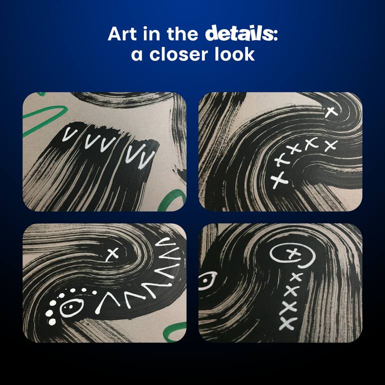 Original Abstract Drawing by Maksym Skvortsov