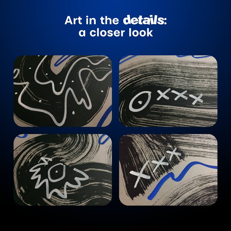 Original Abstract Drawing by Maksym Skvortsov