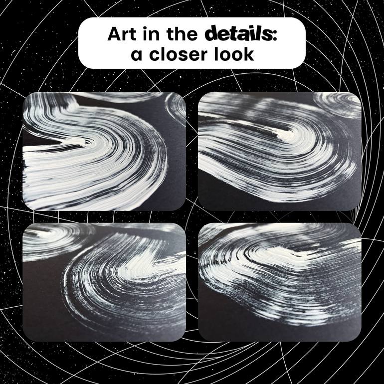 Original Contemporary Abstract Drawing by Maksym Skvortsov