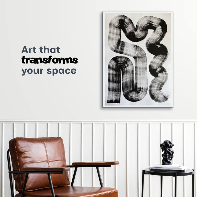 Original Abstract Drawing by Maksym Skvortsov