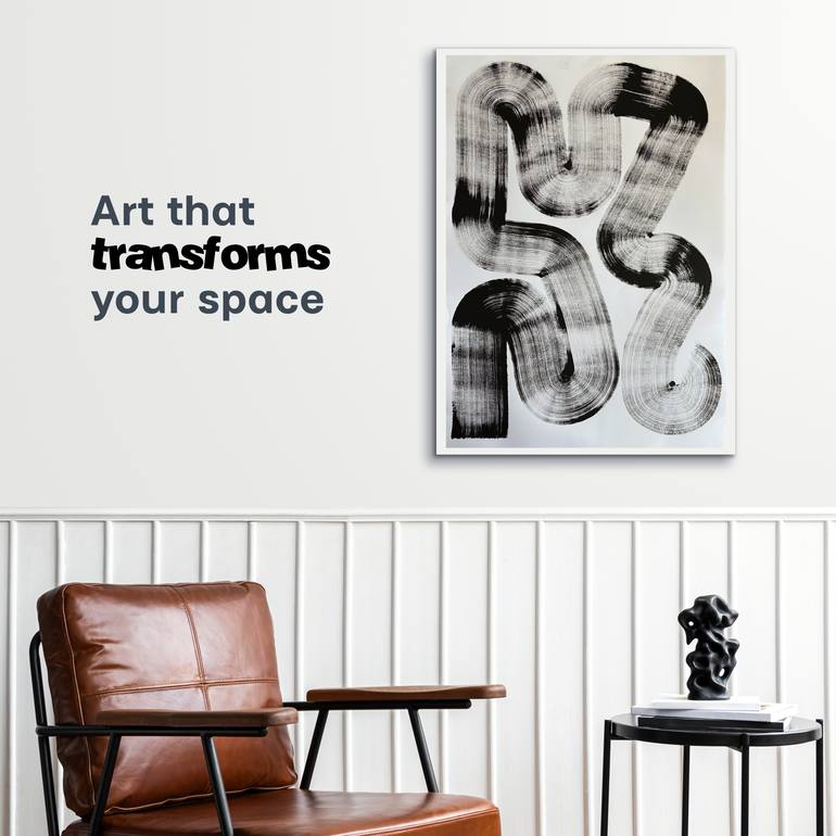 Original Abstract Drawing by Maksym Skvortsov