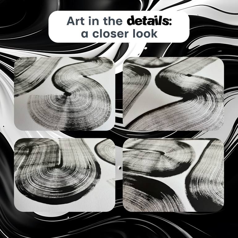 Original Abstract Drawing by Maksym Skvortsov